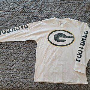 NWOT Gameday Couture GREEN BAY PACKERS Game Plan Oversized Long-Sleeve Tee